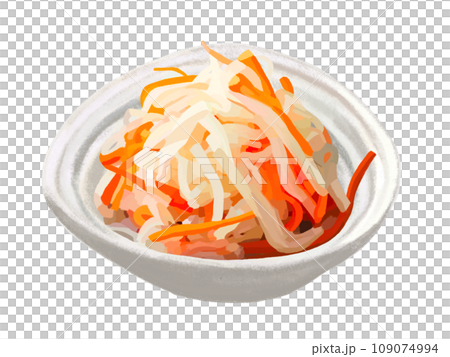 紅白なます（皿付き） 109074994