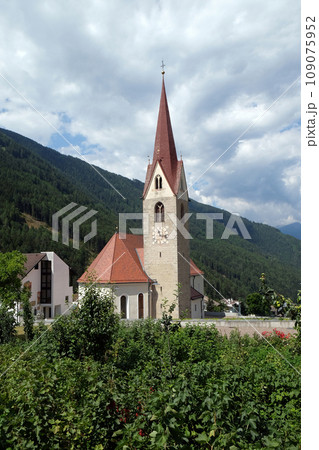 Saint George church in Luson, Italy 109075952