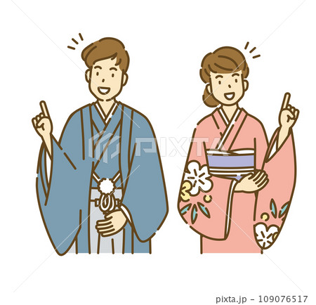 着物　紹介　説明　人物 109076517