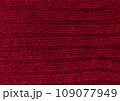 Handmade knitting background with detail wool threads. 109077949