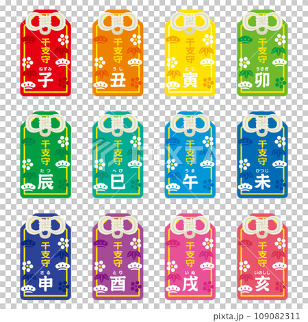 十二生肖護身符套裝 109082311