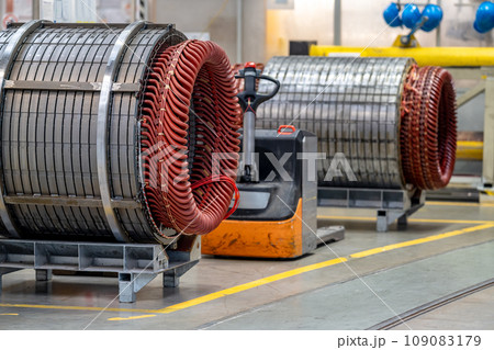 factory for the production of industrial electric motors 109083179