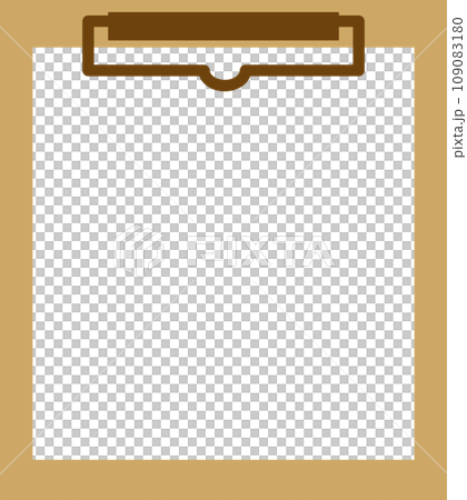 活頁夾與白紙的插圖 109083180