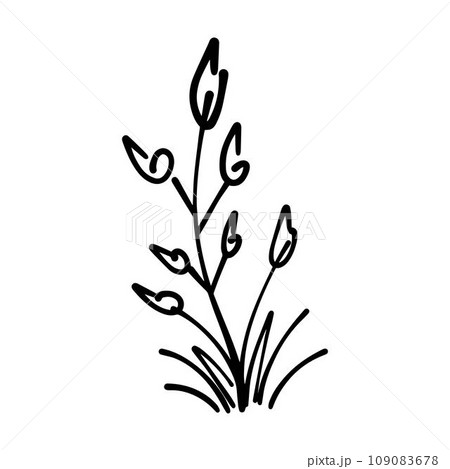 Grass icon illustration, hand drawn in sketch, brush style design and background element Grass icon illustration, hand drawn in sketch, brush style design and background element 109083678