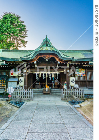 山口県下関市長府の乃木神社 拝殿 山口県下関市長府の乃木神社 拝殿 109085578