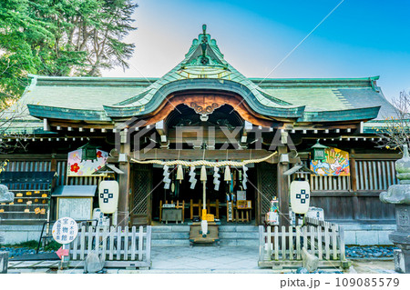 山口県下関市長府の乃木神社 拝殿 山口県下関市長府の乃木神社 拝殿 109085579