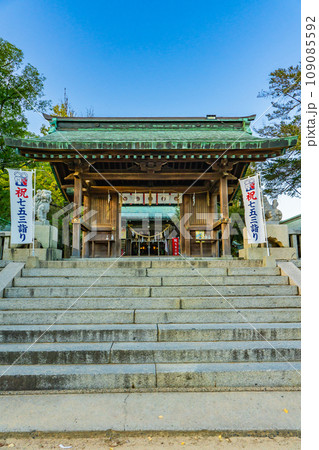 山口県下関市長府の忌宮神社　楼門 109085592
