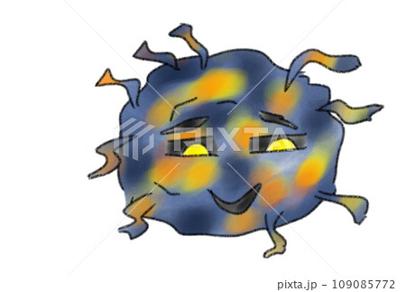 毒々しいばい菌のイラスト 109085772