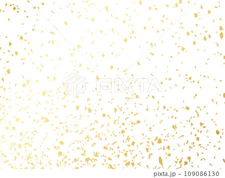高級感のある金箔の背景　横位置　ホワイト＆ゴールド 109086130