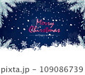 christmas greeting background with snowflakes 109086739