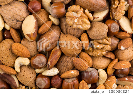 Variety of Mixed Nuts 109086824