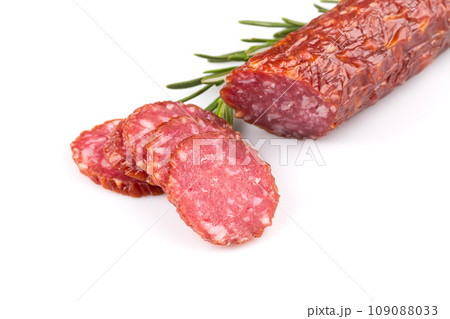 sliced salami 109088033