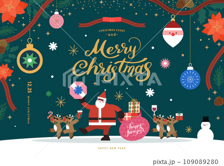Christmas illustration. Web-Baner. POP-UP Christmas illustration. Web-Baner. POP-UP 109089280