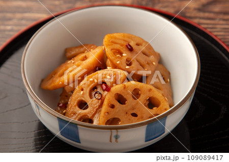 蓮根のきんぴら 蓮根のきんぴら 109089417