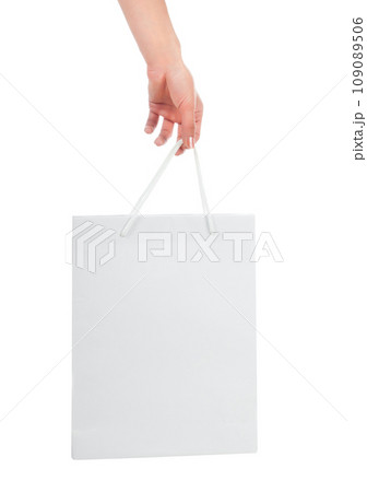White Shopping Bag 109089506