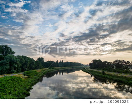 Morning Serenity by the Riverside 109091028