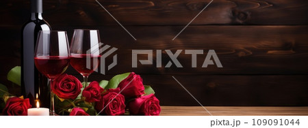 A Cozy Evening: Wine, Candlelight, and Romance 109091044
