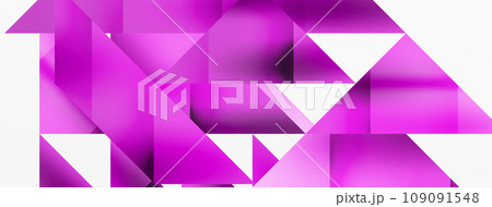 Vivid abstraction unfolds. Triangles in seamless harmony, composing dynamic geometric backdrop. Interplay of angles and hues forms captivating tapestry, evoking modernity and artistic allure Vivid abstraction unfolds. Triangles in seamless harmony, composing dynamic geometric backdrop. Interplay of angles and hues forms captivating tapestry, evoking modernity and artistic allure 109091548