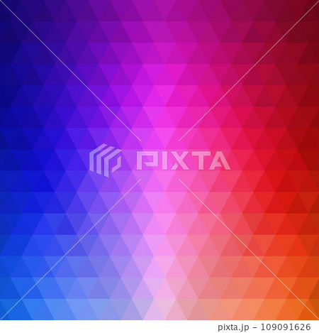 Vector modern background. Geometric illustration. Multicolored triangles. eps 10 109091626