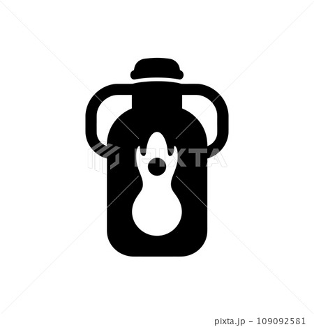 Hot water bottle icon - Simple Vector Illustration 109092581