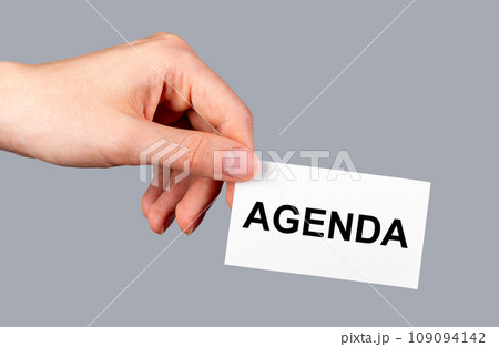 Agenda word, text. Business topic, plan Agenda word, text. Business topic, plan 109094142