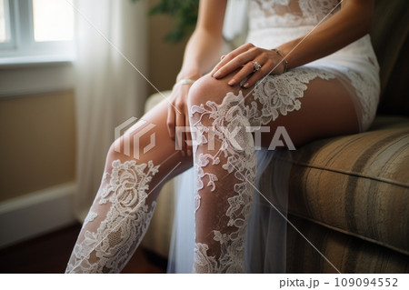 Bride's outfit under the wedding dress Bride's outfit under the wedding dress 109094552