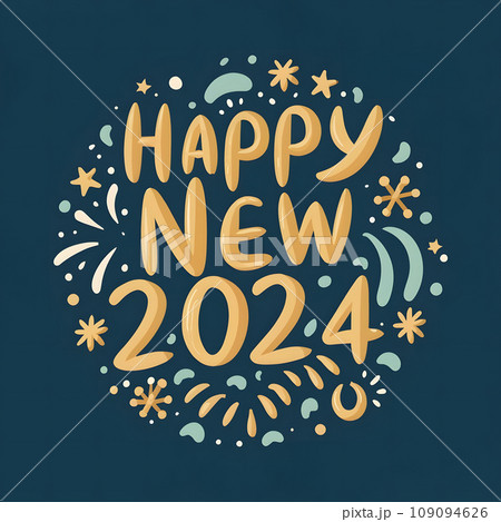 Happy New Year: Letterform Serenade Happy New Year: Letterform Serenade 109094626