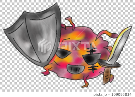 Illustration of tough germs Illustration of tough germs 109095834