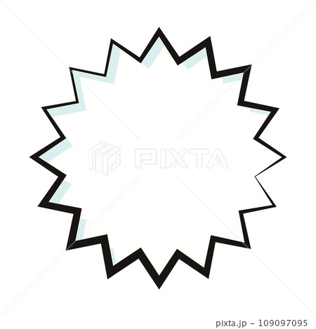 Empty comic bubble chat Vector 109097095