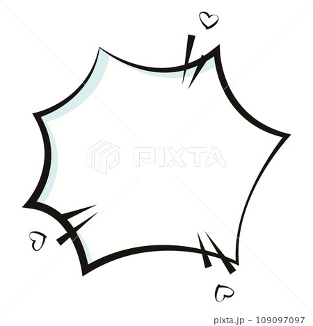 Empty comic bubble chat Vector 109097097