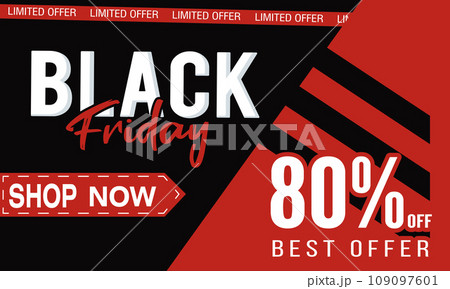 Black friday sale background Vector 109097601