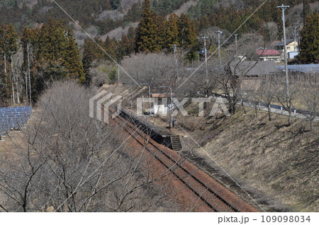 会津鉄道　大川ダム公園駅 109098034