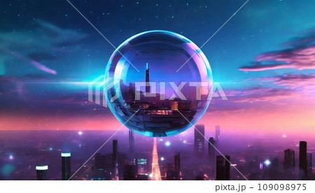 水晶越しの都市 109098975