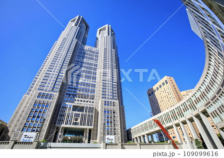東京都、東京都庁の庁舎 東京都、東京都庁の庁舎 109099616