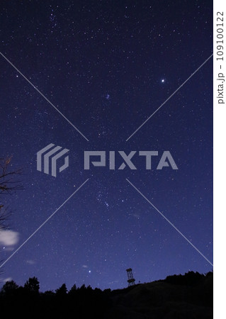 高原から見上げる星空 高原から見上げる星空 109100122