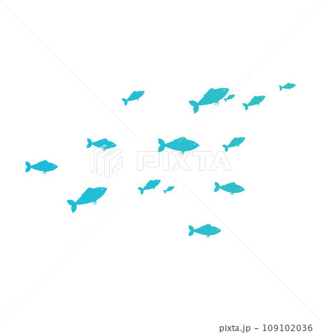 Fish logo, fishinghook, fish oil and seafood restaurant icon. With vector icon concept design illustration template 109102036