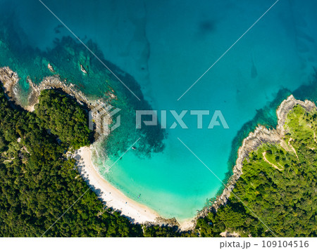 Amazing top view beach Aerial view of Tropical beach sea in the beautiful Phuket island Located at Freedom beach Phuket Thailand Amazing top view beach Aerial view of Tropical beach sea in the beautiful Phuket island Located at Freedom beach Phuket Thailand 109104516