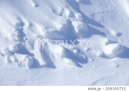 北海道 真冬の大津海岸の風雪紋 北海道 真冬の大津海岸の風雪紋 109105753