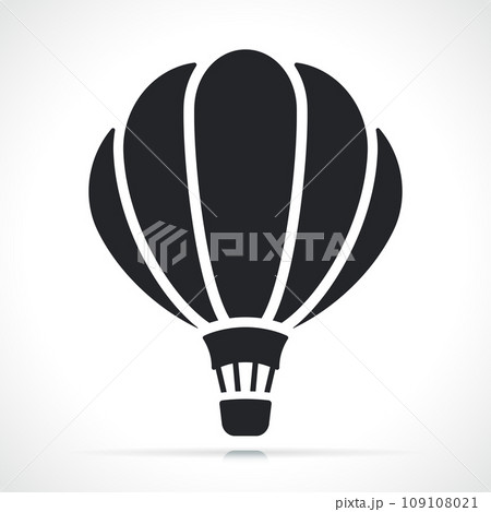 hot air balloon isolated icon hot air balloon isolated icon 109108021