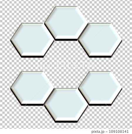 3DCG“六角形磁磚” 3DCG“六角形磁磚” 109108141