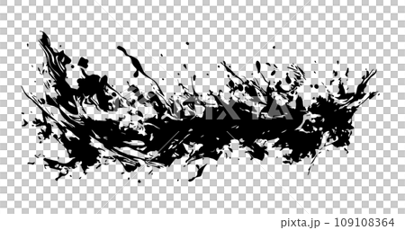 AI image ink splatter ink material design 109108364