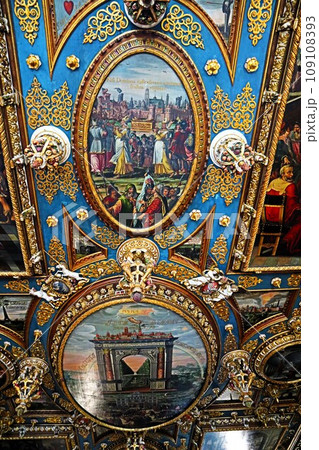 グダニスク、メインタウンホール博物館の天井画 グダニスク、メインタウンホール博物館の天井画 109108393