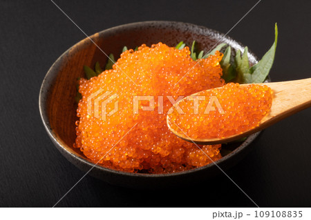 大粒とびっこ醤油漬け　　トビウオの卵　(ペルー産) 109108835