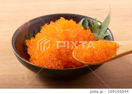 大粒とびっこ醤油漬け トビウオの卵 (ペルー産) 大粒とびっこ醤油漬け トビウオの卵 (ペルー産) 109108844