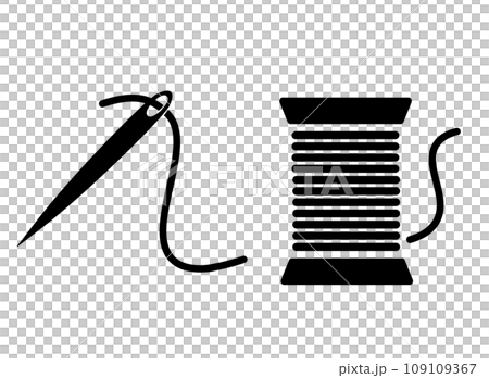 Needle bobbin icon Needle bobbin icon 109109367