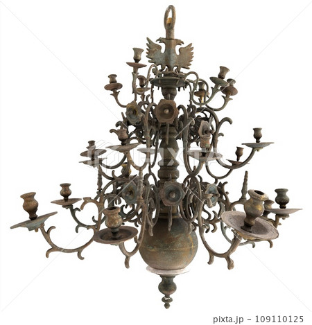 Chandelier isolated on white background Chandelier isolated on white background 109110125