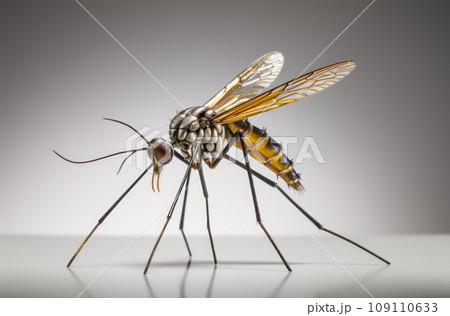 Mosquito isolated on white background 109110633
