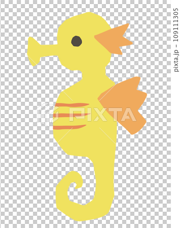 Seahorse yellow 109111305