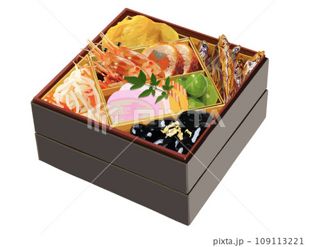 おせち料理（重箱一段） 109113221