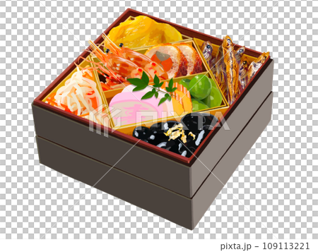 Osechi cuisine (jubako 1 tier) 109113221